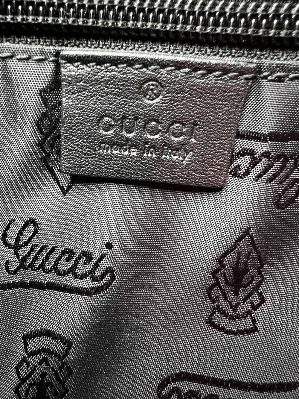 Gucci Black GG Monogram Leather Briefcase Case Bag + Entrupy COA & Dustbag